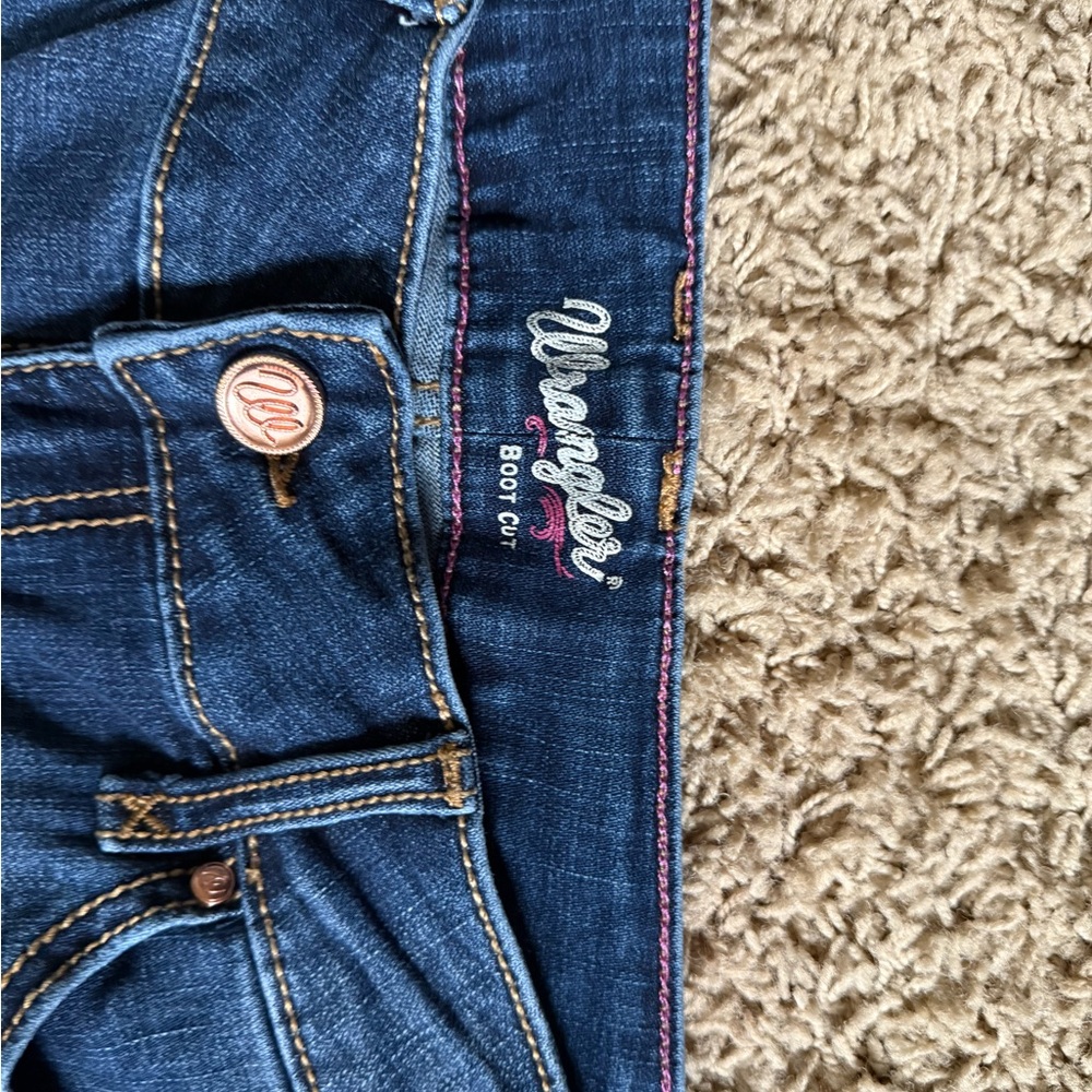 Wrangler Women's Boot Cut Jeans in Deep Blue - Picture 4 of 4